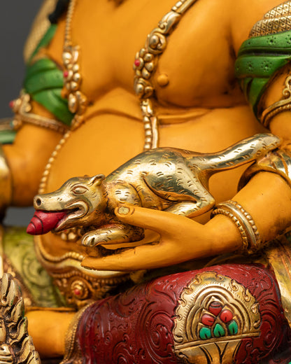 Dzambhala Statue | Buddhist Wealth and Fortune Deity