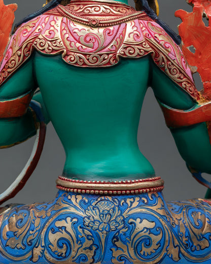 Green Tara Statue