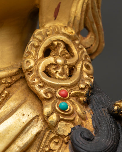 Manjushri Bodhisattva Statue – Handmade in Nepal