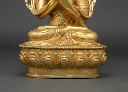 Tsongkhapa Statue Set with Two Disciples | Lost-Wax Craftsmanship