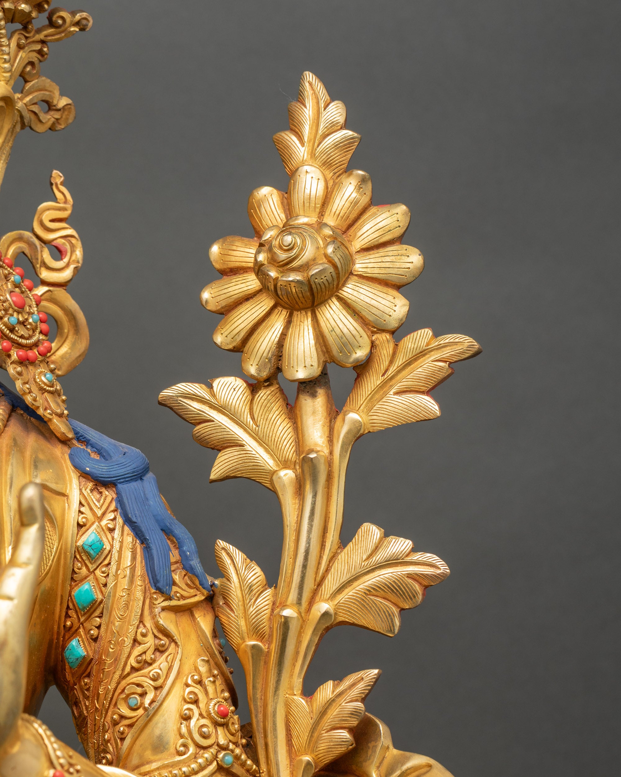 Green Tara Statue | Spiritual Guardian and Meditation Altar Figure