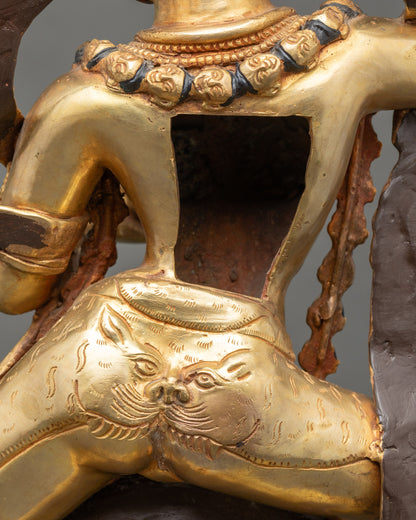 Fierce Simha Mukha Statue - Sacred Protector and Spiritual Guide