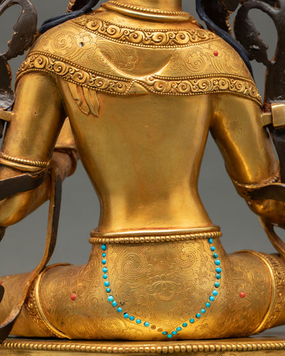 Green Tara Statue – Decorative & Spiritual Buddhist Figurine