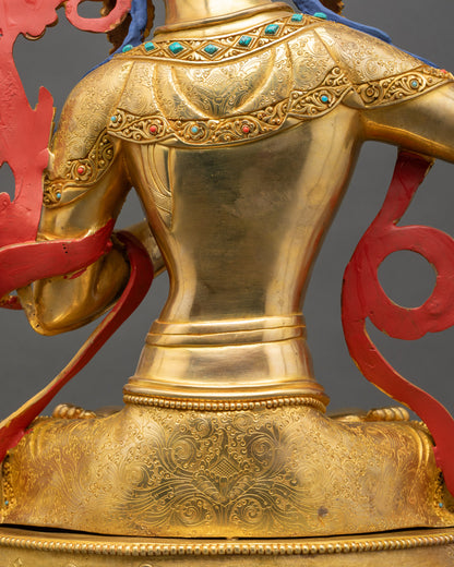 Tibetan Manjushree Sculpture – The Bodhisattva of Wisdom
