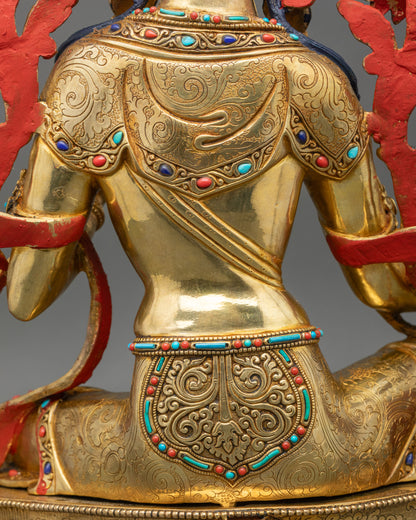 Premium Green Tara Statue | Vajrayana Buddhist Goddess for Blessings