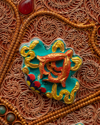 13" Hand-Carved Kartika Ritual Dagger with Throne | Ceremonial Tool