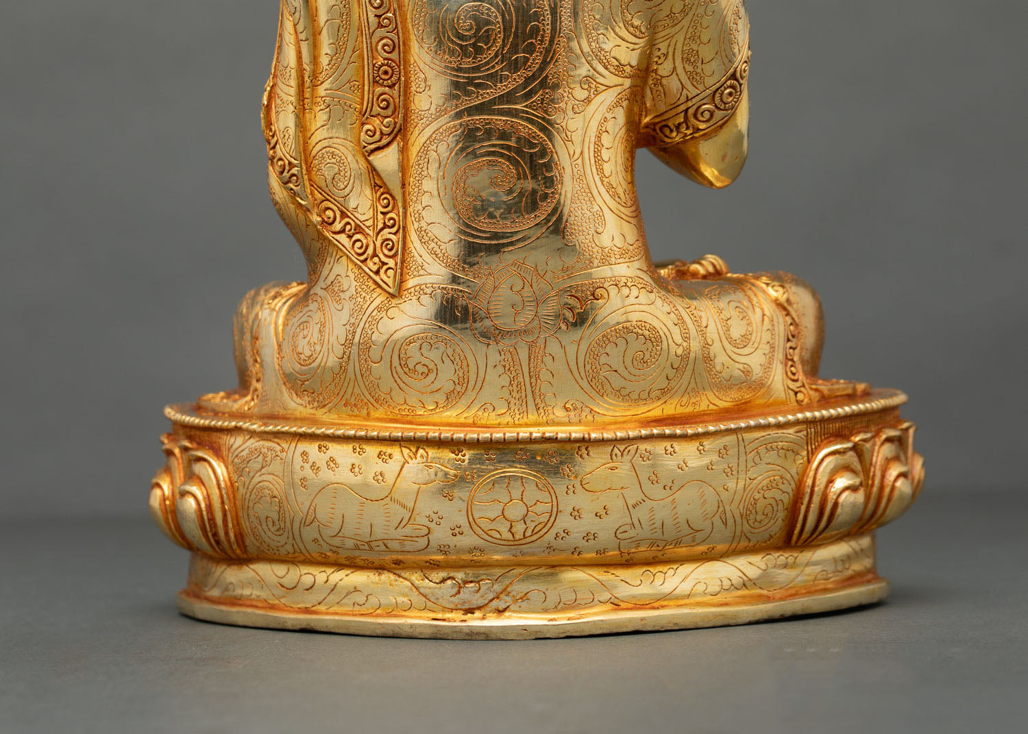 Je Tsongkhapa with Two Disciples Sculpture | Handmade in Nepal