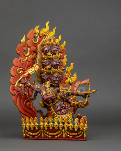 Powerful Vajrayana Buddhist Statue Set for Protection
