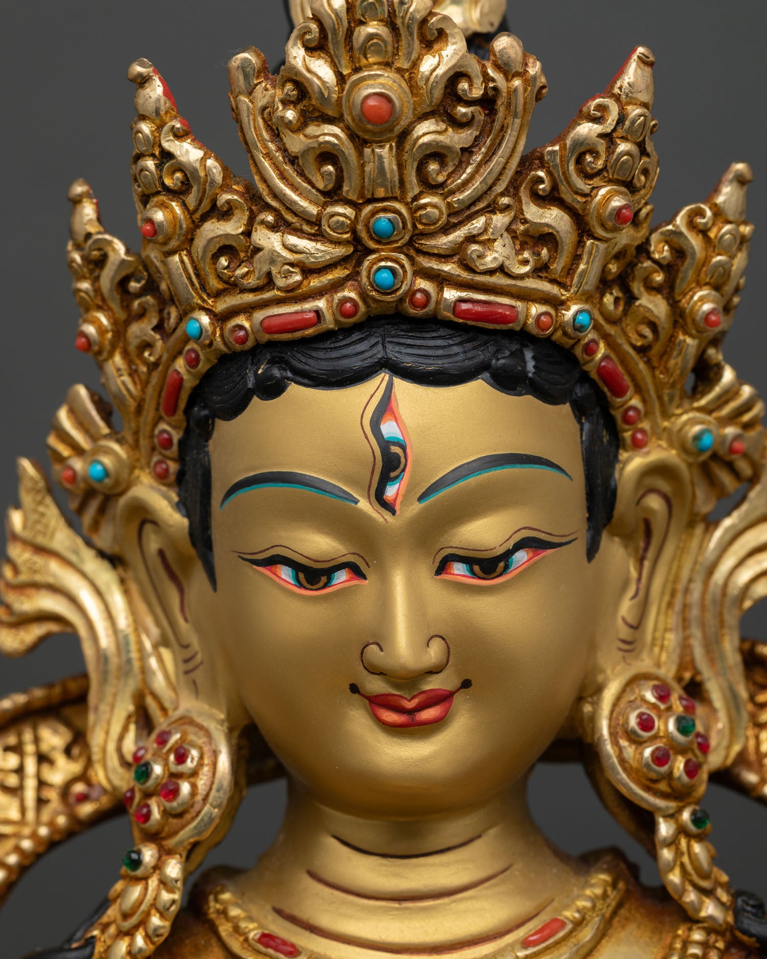 White Tara Statue | Handmade Nepalese Spiritual Artwork