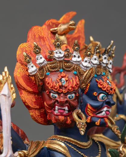 Tibetan Hayagriva Statue | Wrathful Protector of Wisdom from Nepal