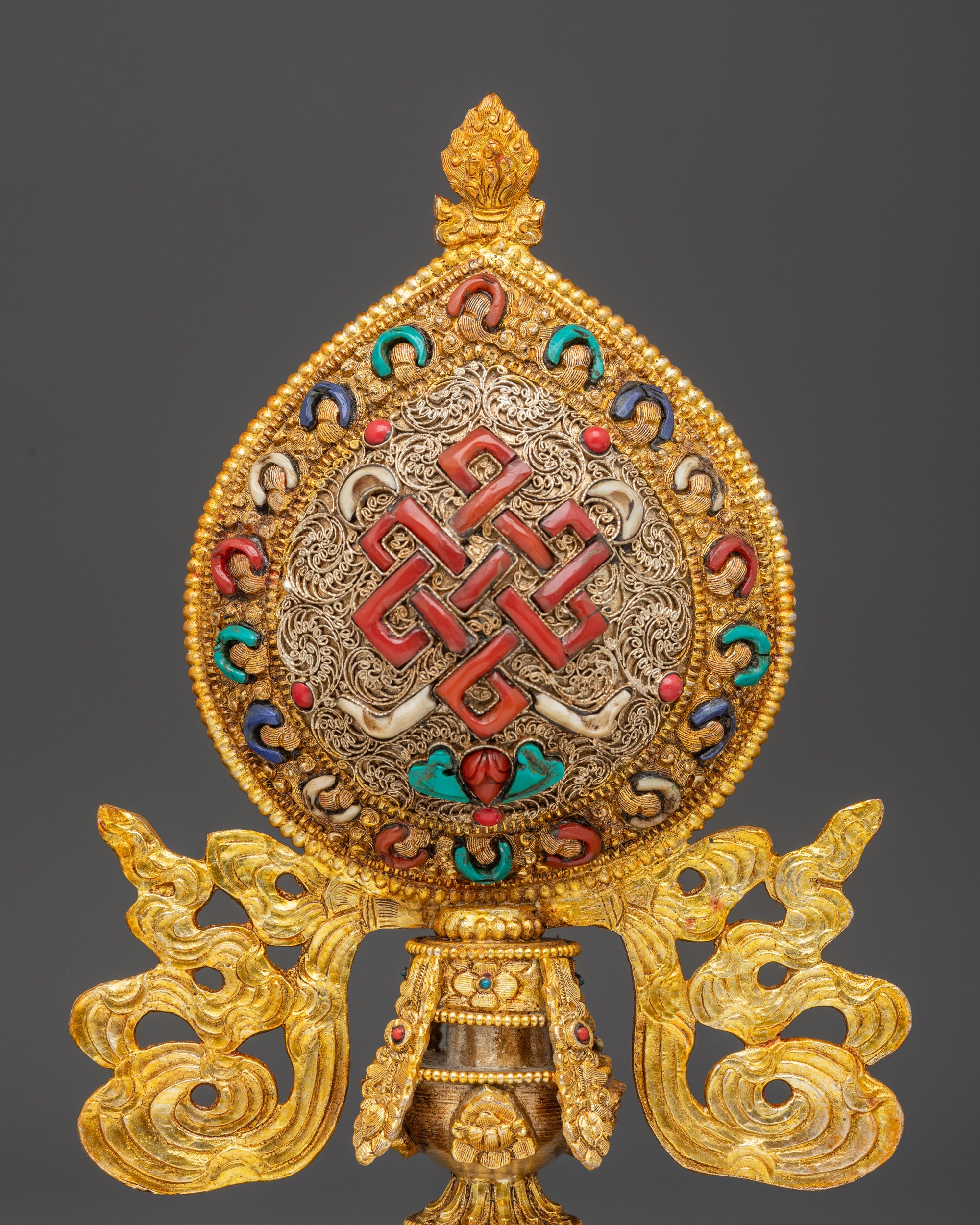 Ashtamangala Set | Sacred Eight Auspicious Symbols for Buddhist Altars