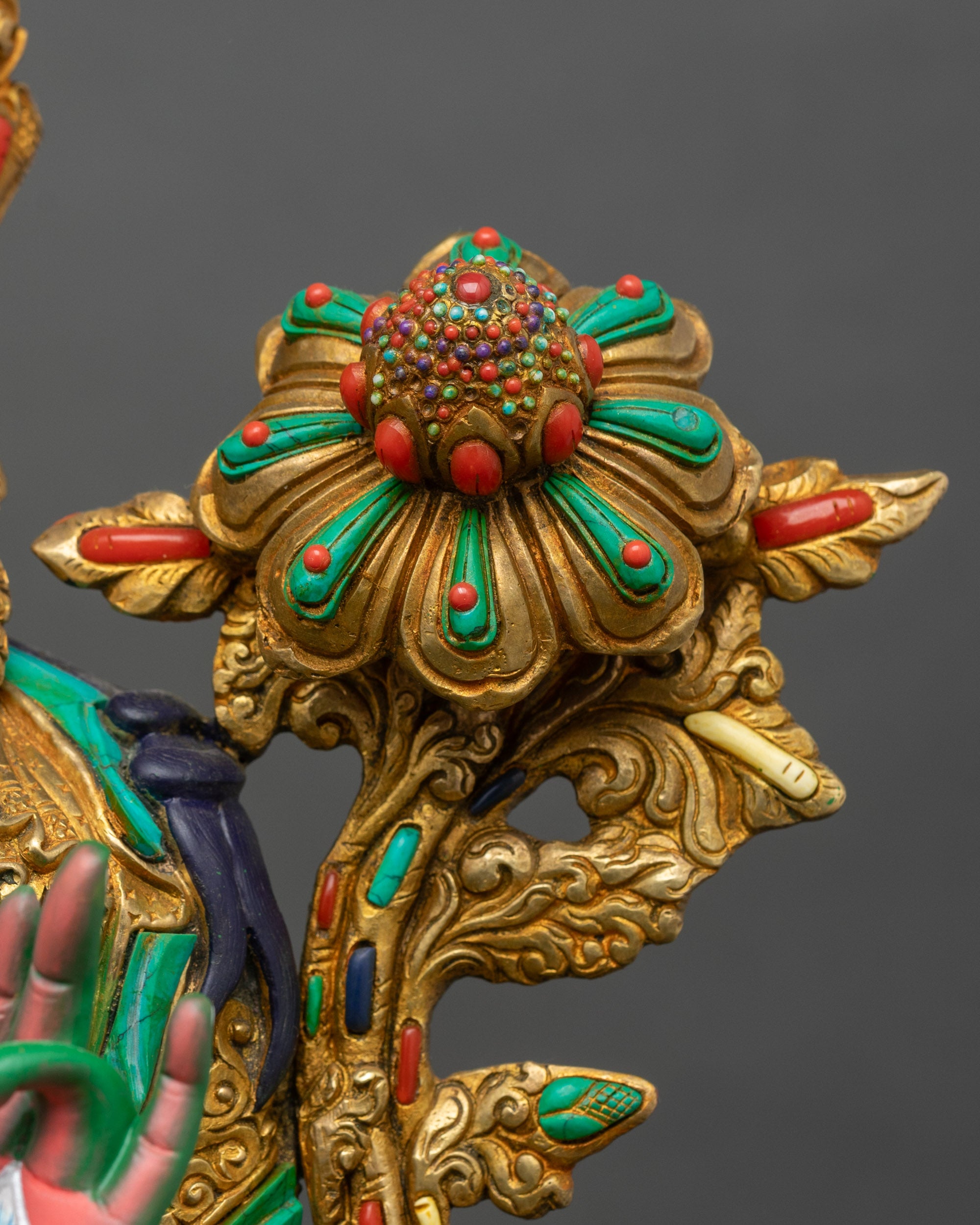 Green Tara Statue | Traditional Buddhist Art for Sacred Space
