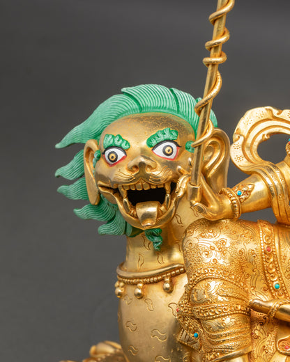 Premium Simhada Chenrezig Statue | Traditional Nepalese Craft from Nepal