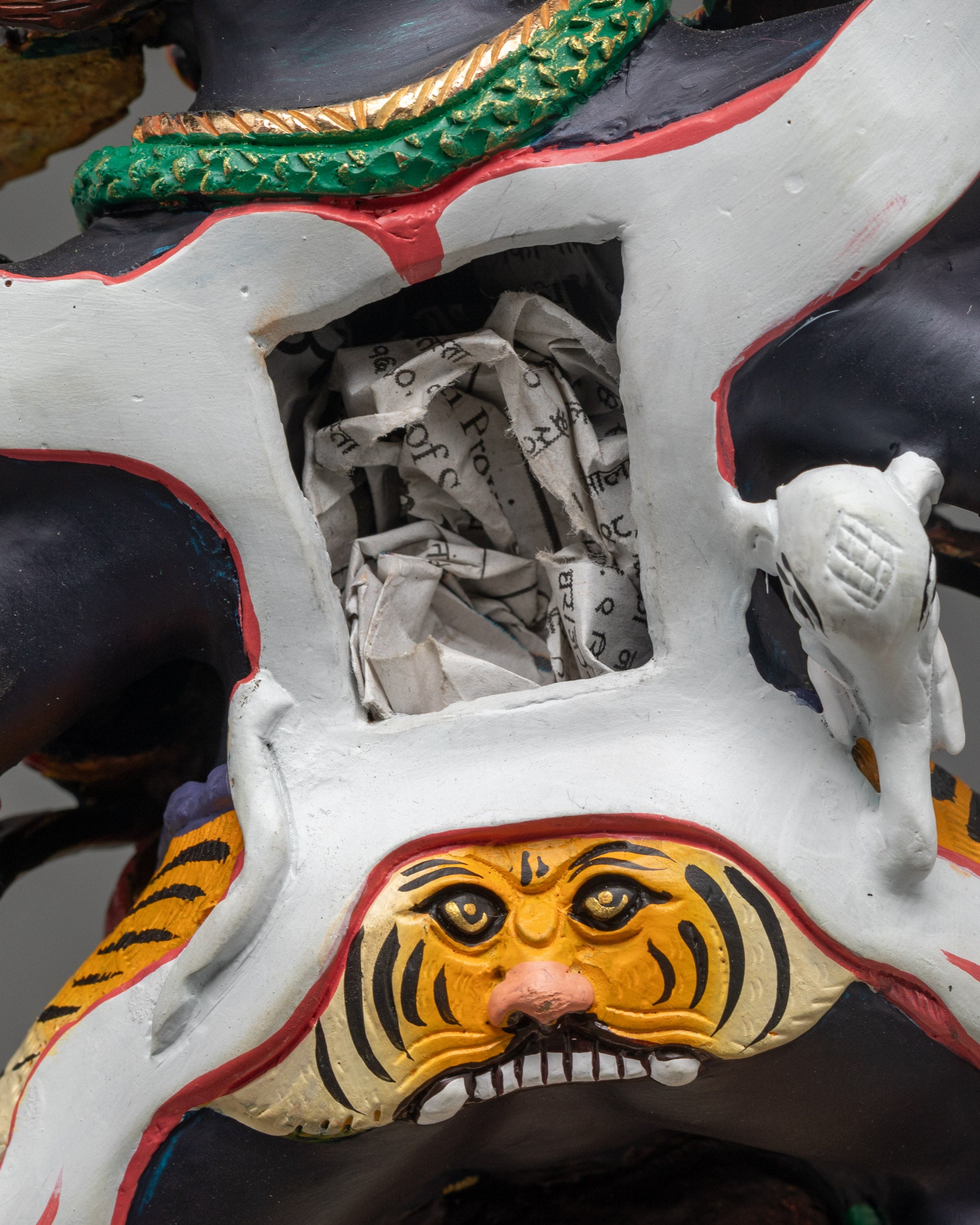 Fierce Six-Armed Mahakala Statue | Himalayan Buddhist Deity