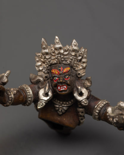 Oxidized Vajrabhairava Yamantaka Statue | Handcrafted Buddhist Art