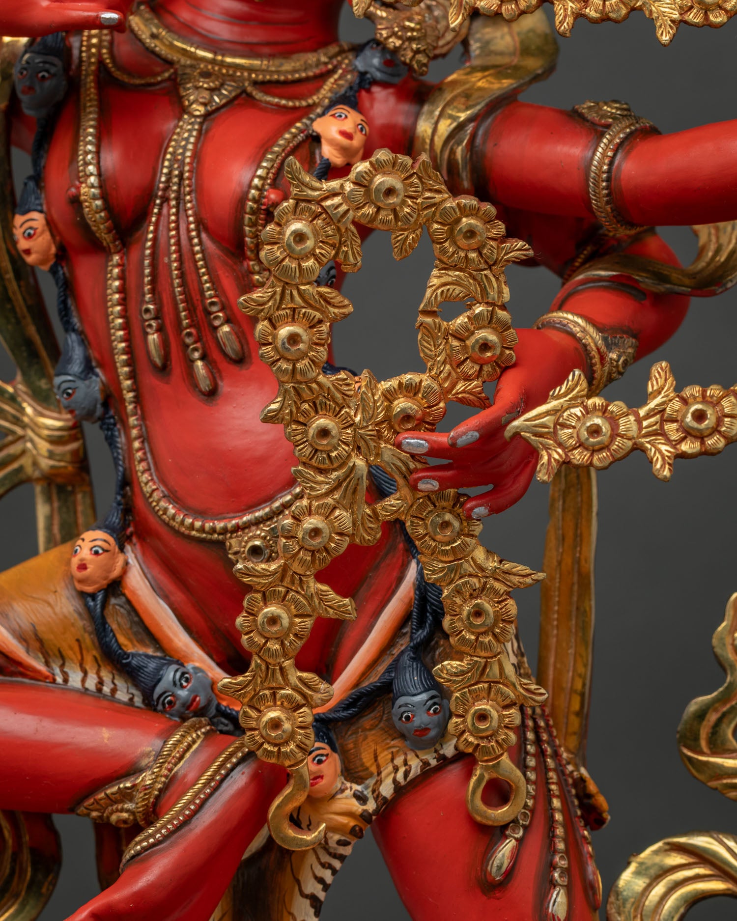 Tarodbava Kurukulla Statue | Life-Size Buddhist Sculpture from Nepal