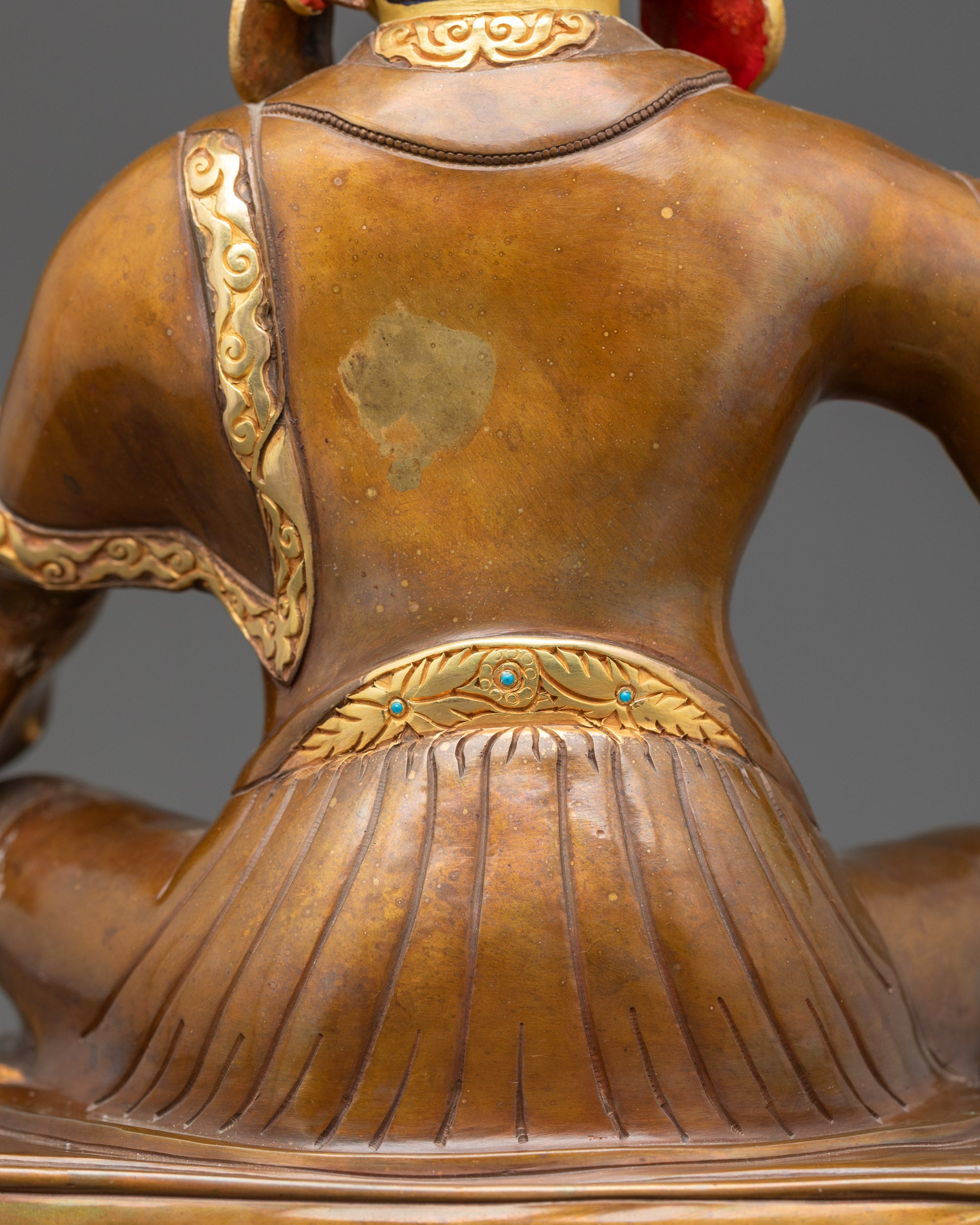 Handmade Deva Guru Rinpoche Statue | Buddhist Guru Yab-Yum Figurine