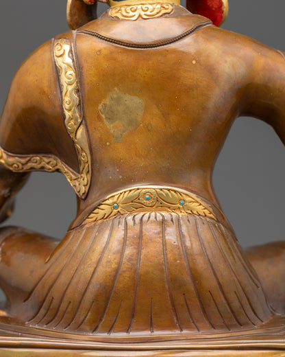 Handmade Deva Guru Rinpoche Statue | Buddhist Guru Yab-Yum Figurine