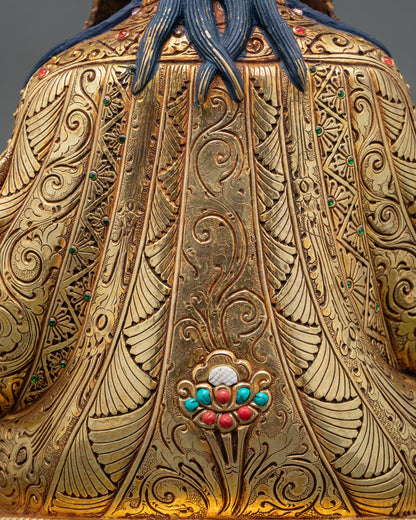 Tsokye Dorje Statue | Gold Fire-Gilded Tibetan Buddhist Figurine