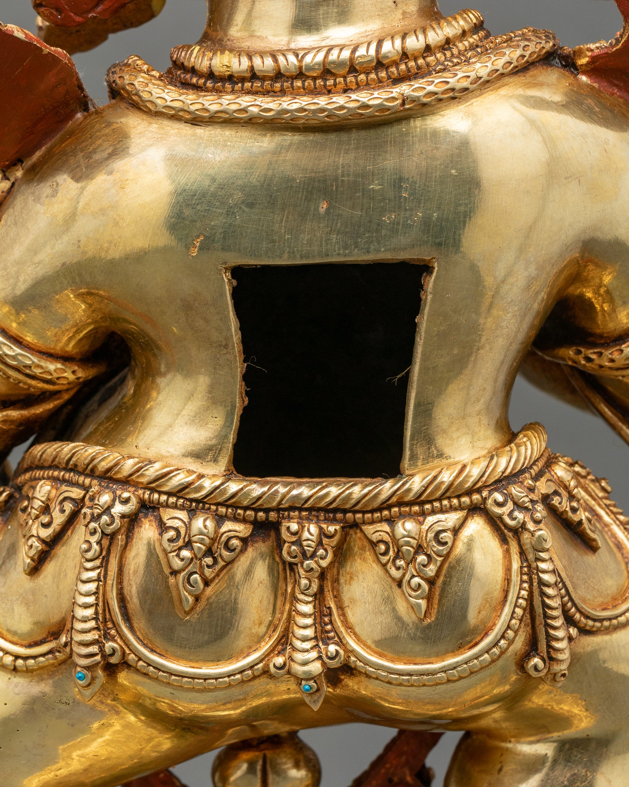 Handmade Black Dzambhala Statue | Invoke Wealth and Abundance