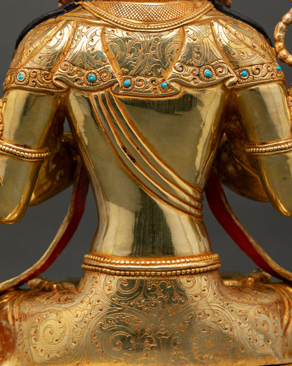 Handcrafted Avalokiteshvara Statue | Handmade Traditional Sculpture