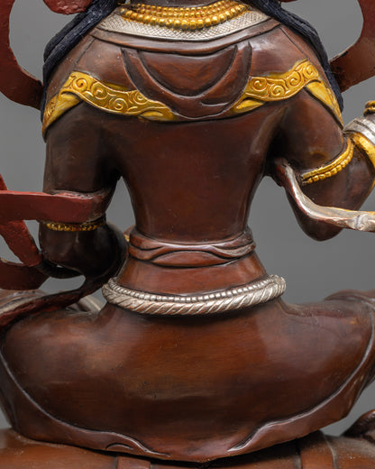 Samantabhadra Bodhisattva Statue Seated on Elephant | Buddhist Deity