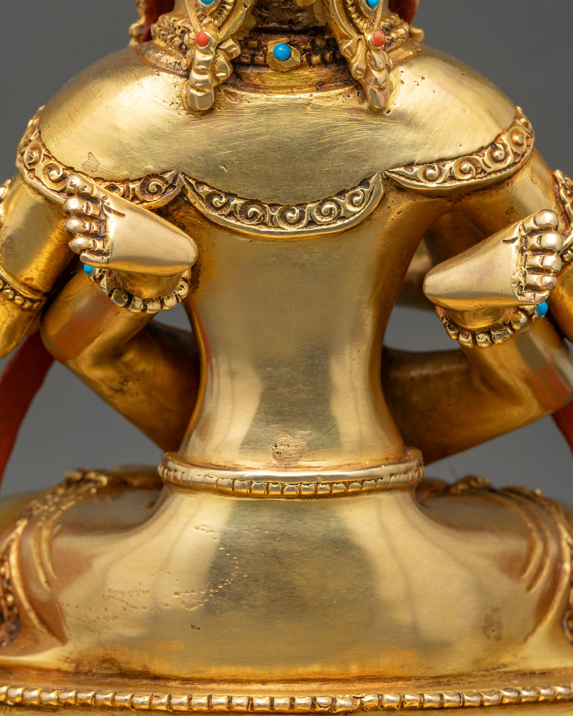 Guhyasamaja and Consort Statue - Vajrayana Tantric Meditation Deity