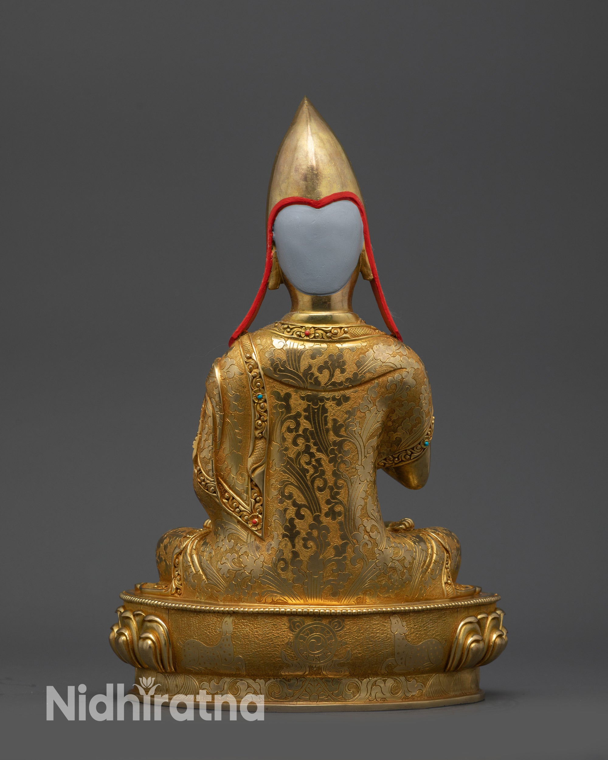 Je Tsongkhapa and His Disciples Statue Set | Buddhist Lama Statues