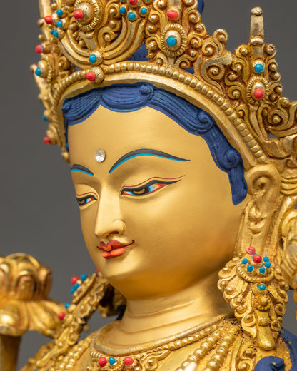 Jetsun Dolma Statue | Spiritual Tibetan Craft with Healing Presence