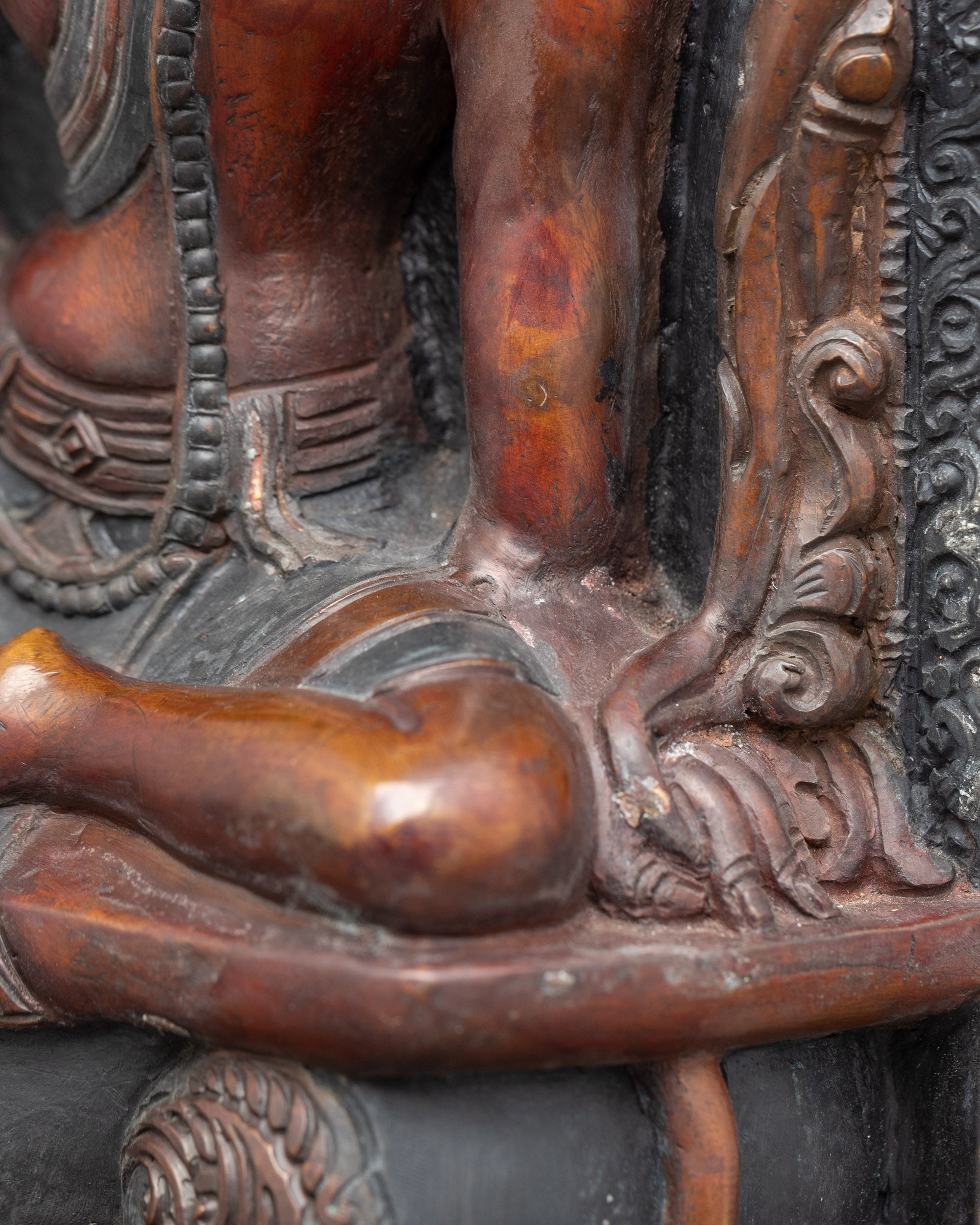 Lokeshwor Copper Statue | Oxidized Antique Finish Figurine