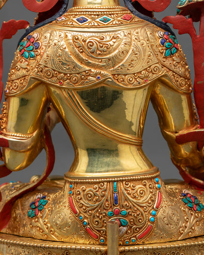 Authentic Sapta Lochani Tara Statue | Tibetan Buddhist Spiritual Art