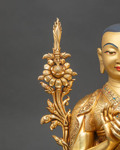 Tsong Khapa Statue Set | Handcrafted Nepalese Artwork