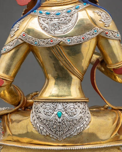 Handcrafted Dorje Sempa Statue | Tibetan Karma Purification Buddha
