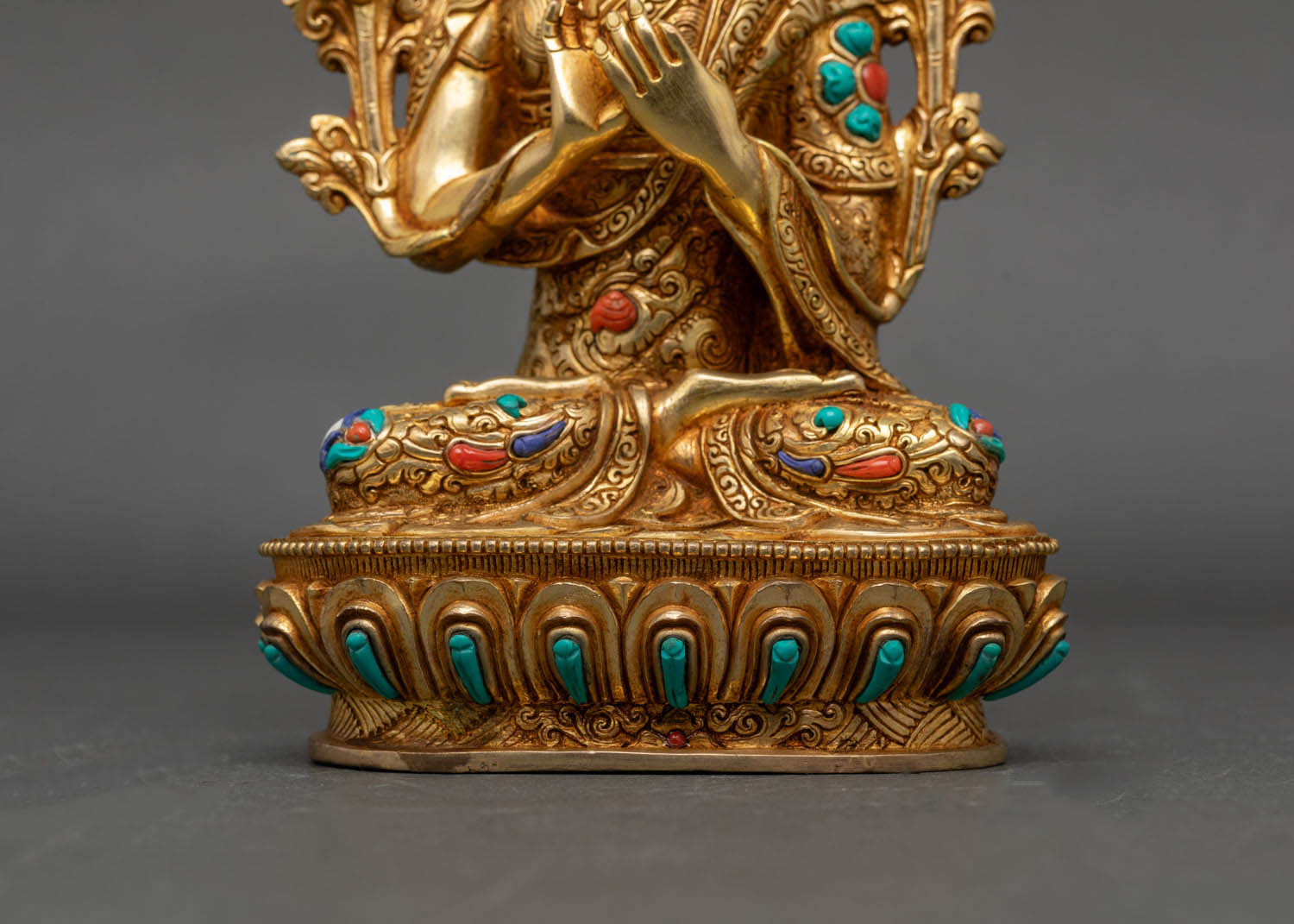 Tsongkhapa and Two Disciples Set – Luminous Wisdom Handmade Statue