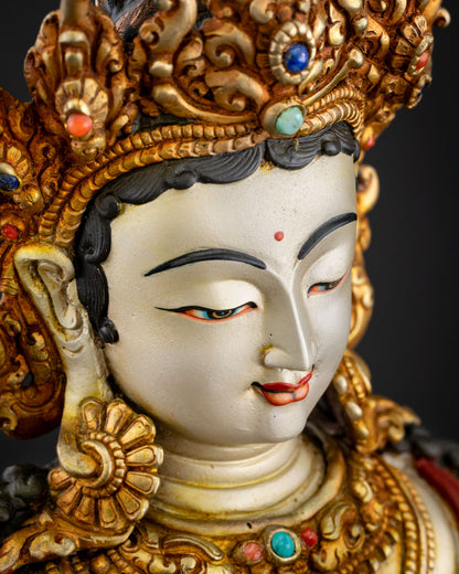 Divine Saraswati Sculpture | Goddess of Knowledge and Arts