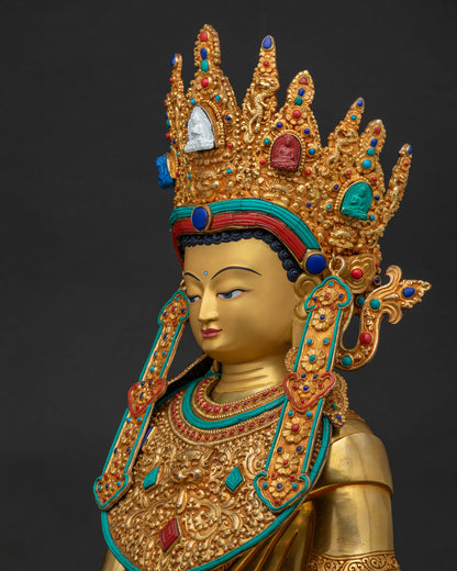 Jowo Rinpoche with Throne