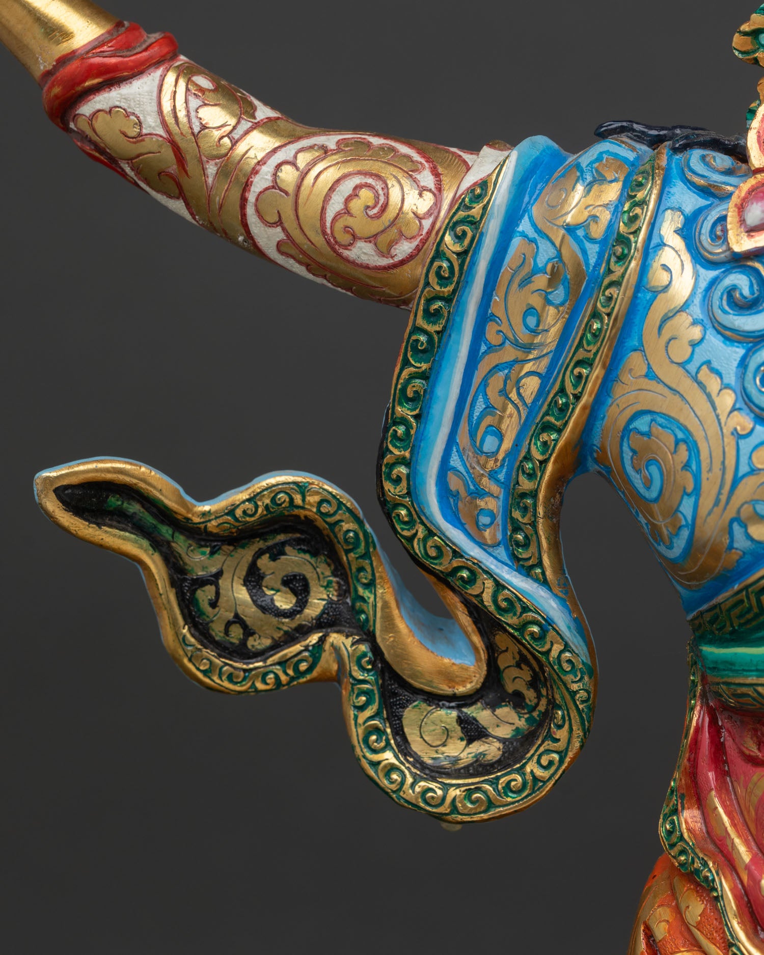 Standing Guru Rinpoche Statue | Buddhist Zen Decor from Nepal