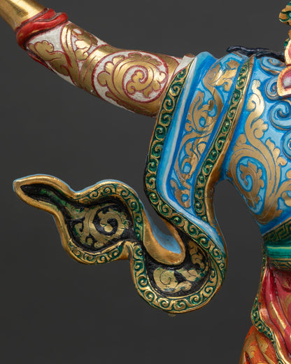 Standing Guru Rinpoche Statue | Buddhist Zen Decor from Nepal