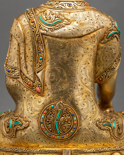 Siddhartha Gautama Sculpture | Enlightened Buddha Statue from Nepal