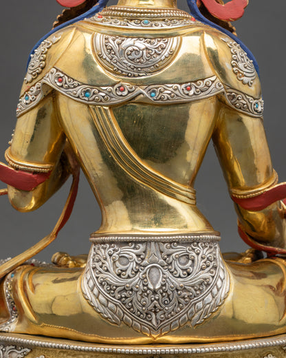 Handcrafted Statue of Ushnisha Sitatapatra Dukkar | Spiritual Artwork