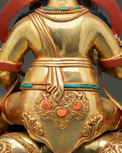 Vaishravana Namtoshe Statue | Vajrayana Buddhist Wealth Guardian Icon