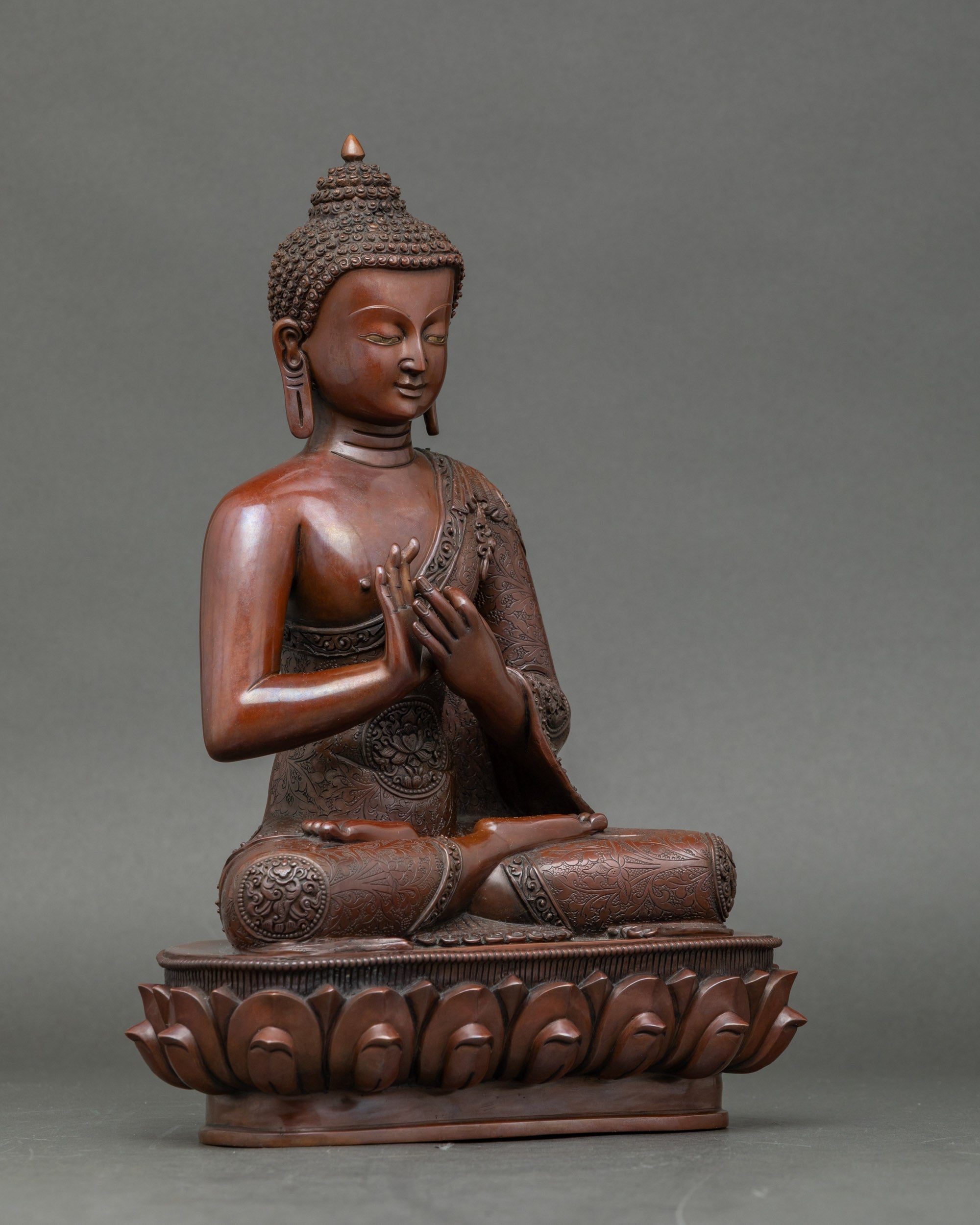 Five Dhyani Buddha Statue Set for Meditation and  Spiritual Practice