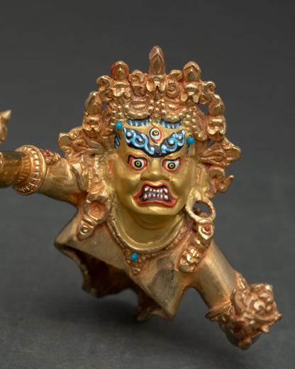 Vajrakilaya Statue | Buddhist Wrathful Deity of Protection