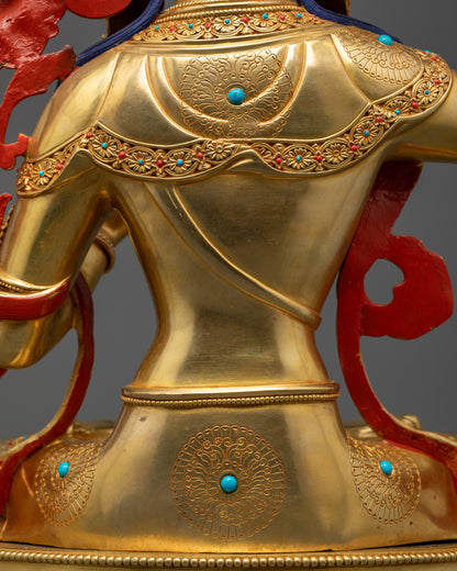 Authentic Manjushri Statue from Nepal | Symbol of Wisdom and Compassion