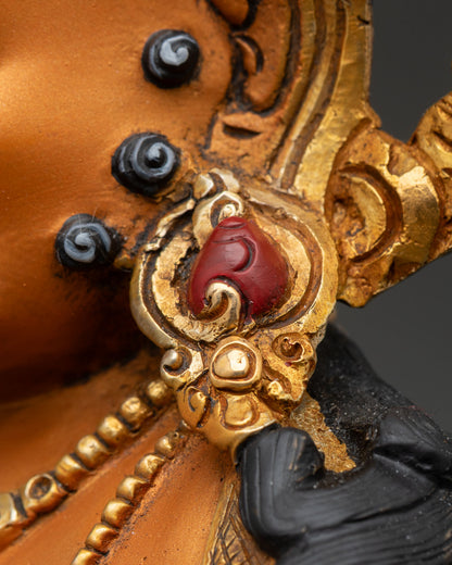 Dzambhala Statue | Handpainted Buddhist Sculpture Nepal