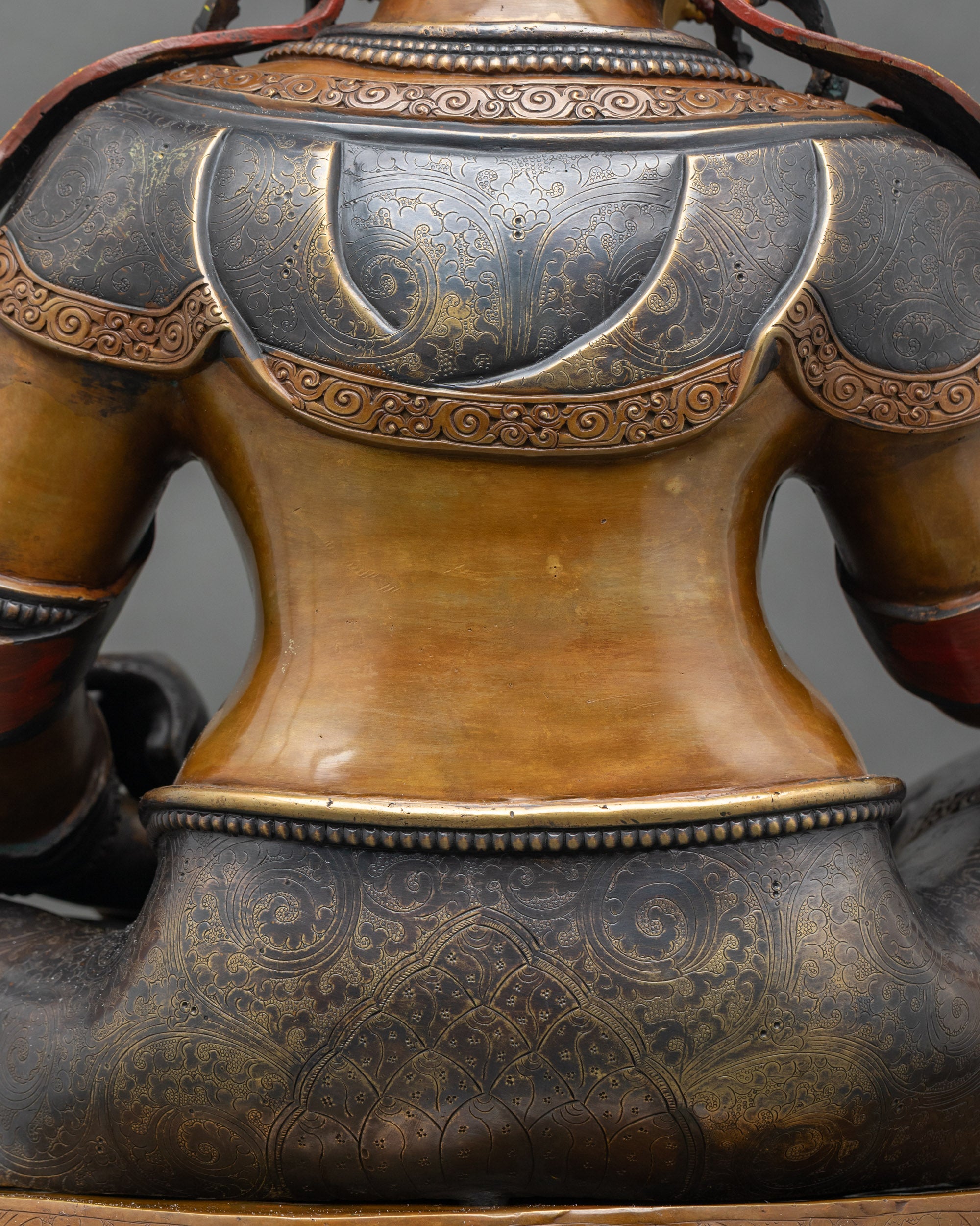 Nepalese Dzambhala Statue | Copper Craft for Wealth & Abundance