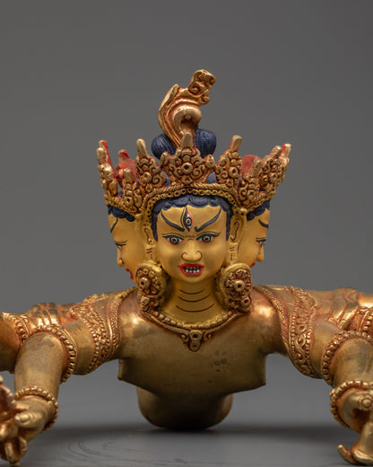 Tantric Deity Guhyasamaja Consort Statue | Handcrafted Buddhist Art