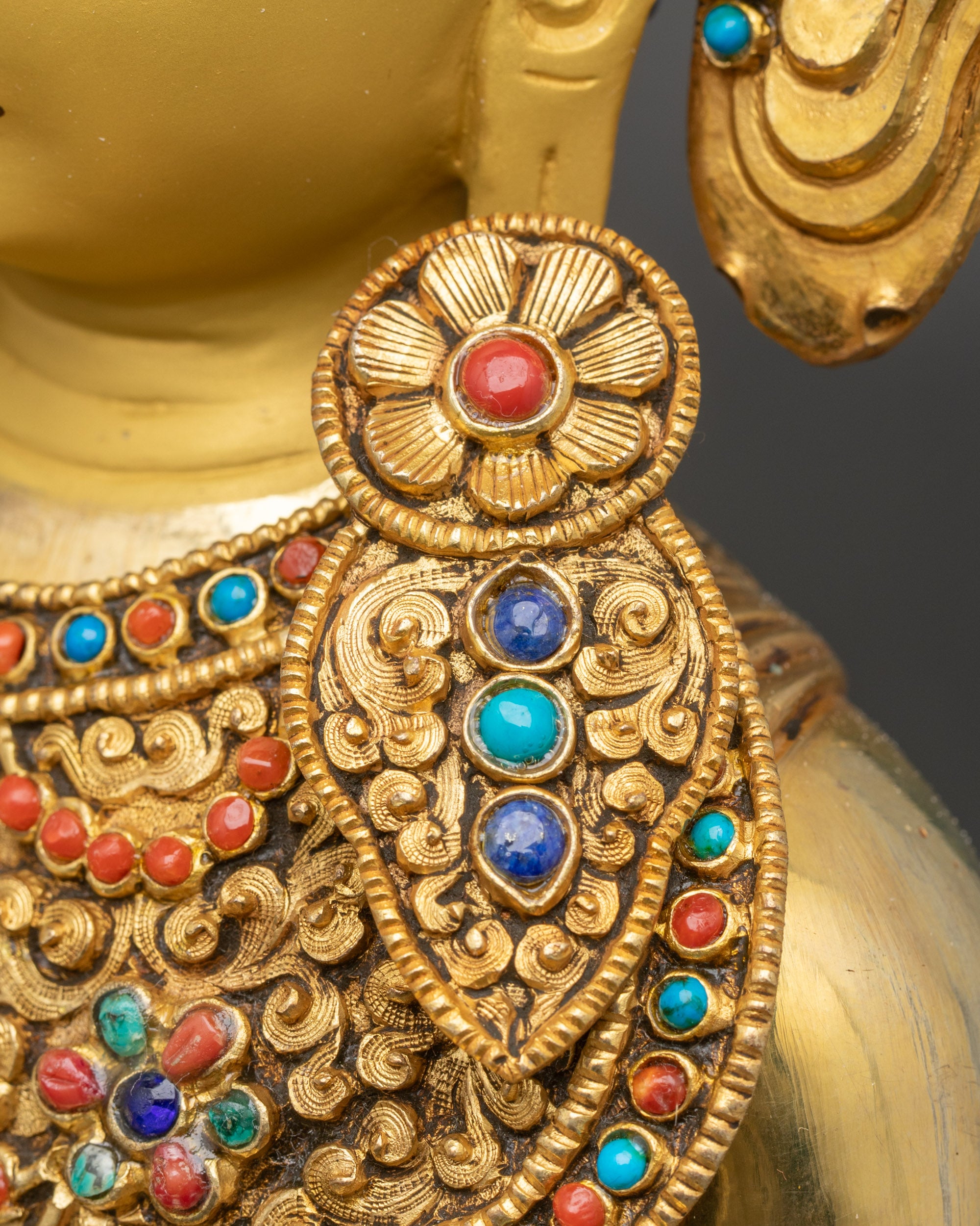 Handmade Jowo Rinpoche Statue from Nepal | Spiritual Decor & Altar