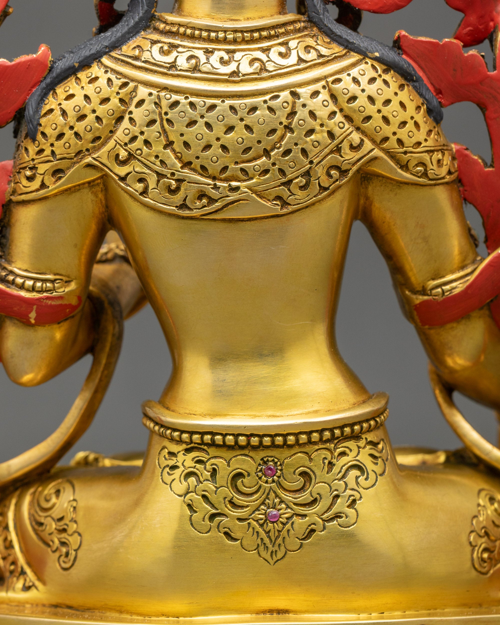 Seven Eyed White Tara Statue for Longevity & Spiritual Protection