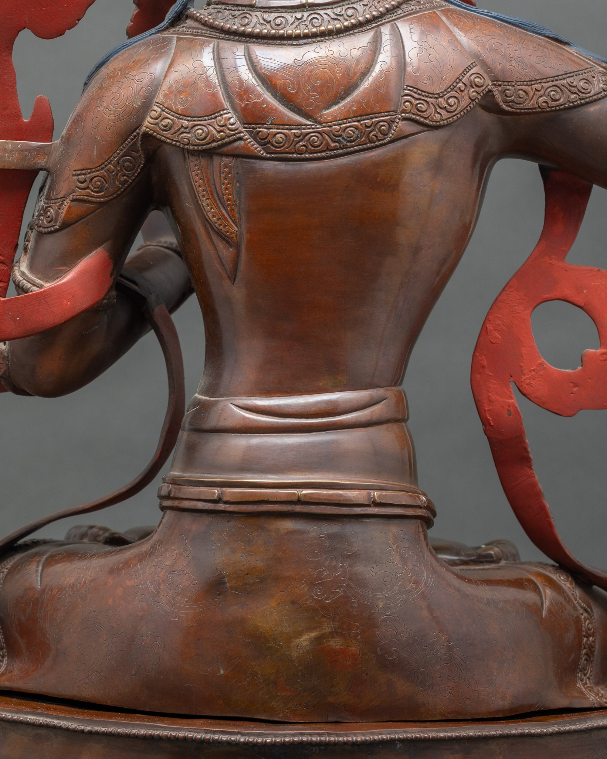 Manjushri Meditation Statue | Authentic Lost-Wax Copper Artwork from Nepal